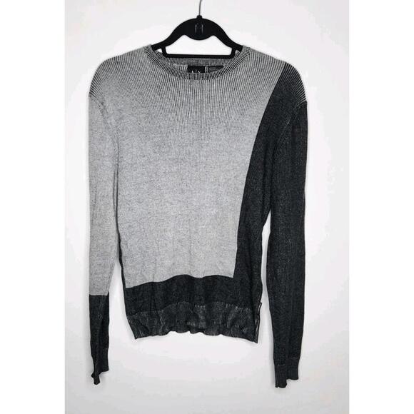 Armani Exchange Men Long Sleeve Sweatshirt Size S Academia color Block - Picture 1 of 7